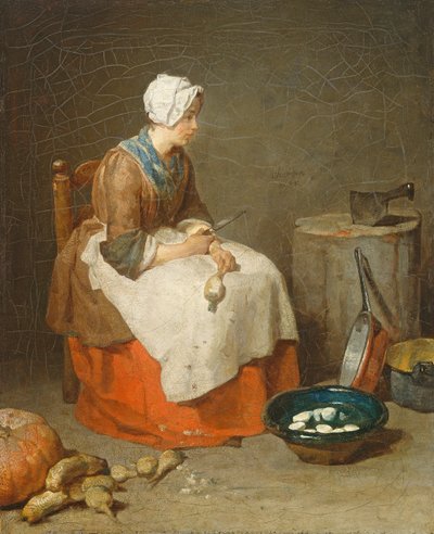 La criada de cocina, 1738 de Jean Baptiste Simeon Chardin